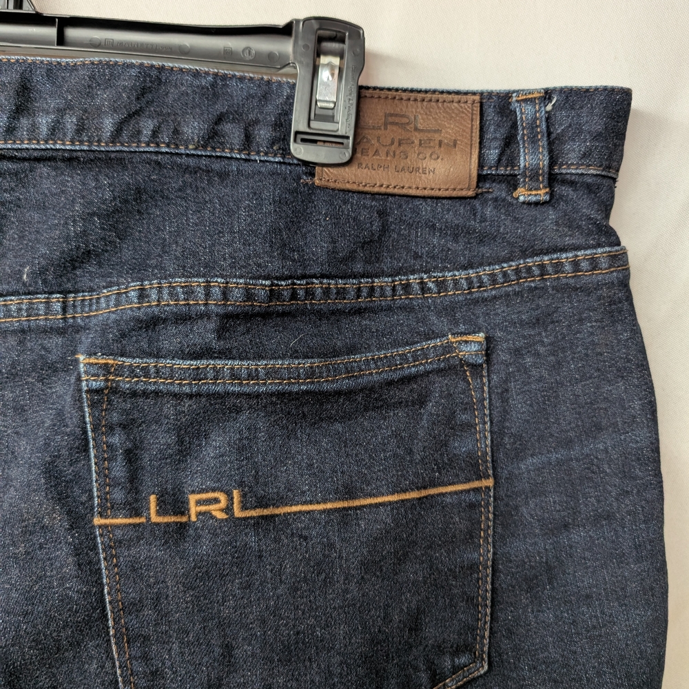 Lauren Ralph Lauren Blue Straight Leg Jeans - Picture 7 of 8